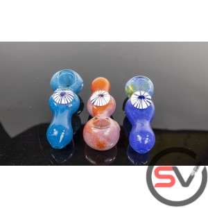 MARBLED ART HAND PIPE 4inch 3CT/PK